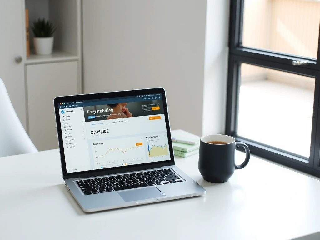 Escena de trabajo limpio y organizado