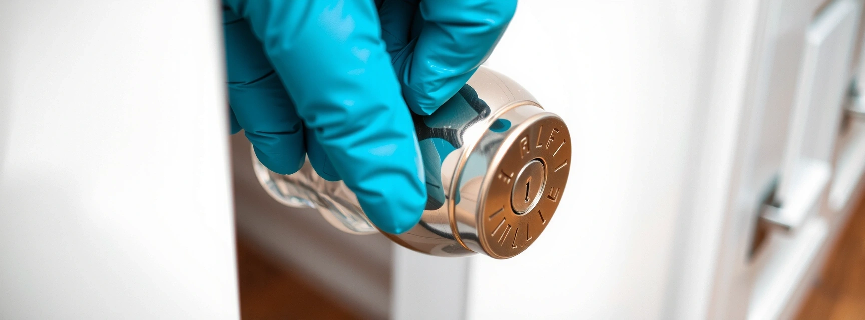 Desinfección de manijas