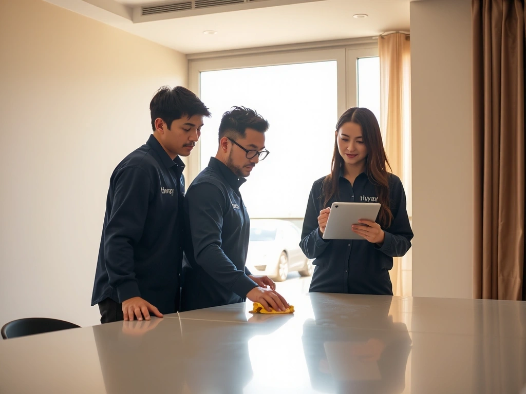 Equipo Tidyway en acción