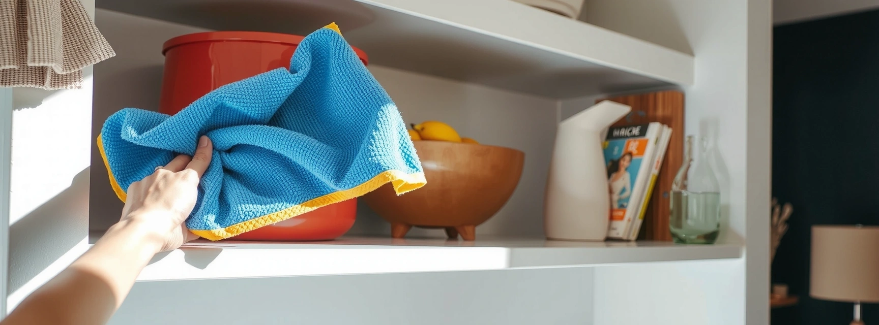 Limpieza en superficies altas